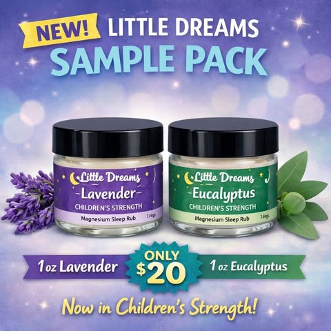 Little Dreams Starter Pack – Magnesium Sleep Balm (Lavender + Eucalyptus)