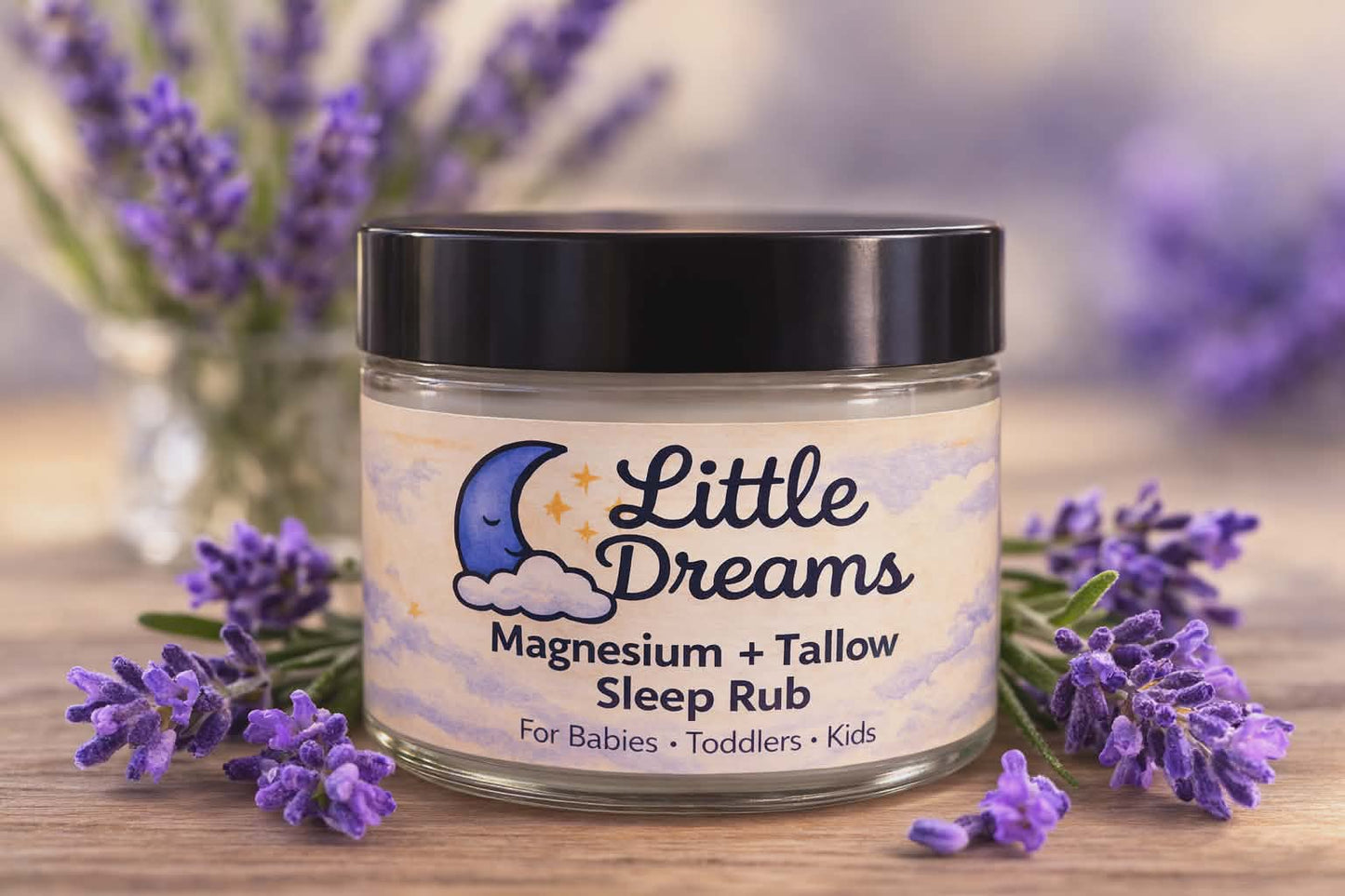 Little Dreams™ Magnesium Sleep Lotion – Children Strength (2 oz) Natural Children's Sleep Aid